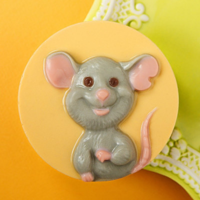 Форма для мыла Мышь счастливая