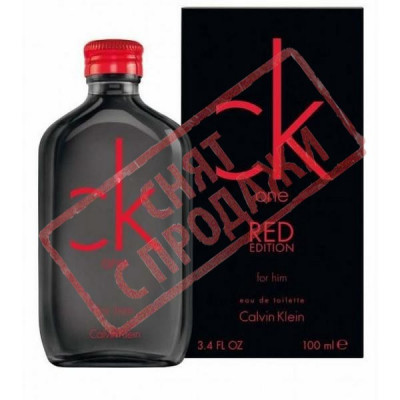 Ck One Red Edition For Him, Calvin Klein парфумерна композиція