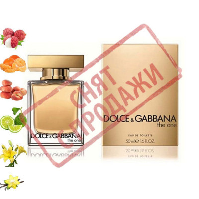 The One, Dolce Gabbana парфумерна композиція