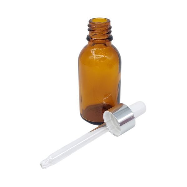 Флакон с пипеткой 30 мл темное стекло 04298 фото