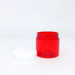 Баночка 50 мл красная 06394 фото