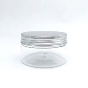 Баночка прозрачная с алюминиевой крышкой 100 мл 05532 фото